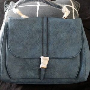 ####REDUCED####NWT Denim Blue Crossbody Bag